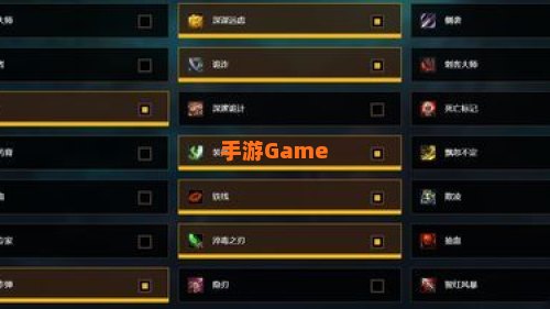 盗贼天赋加点